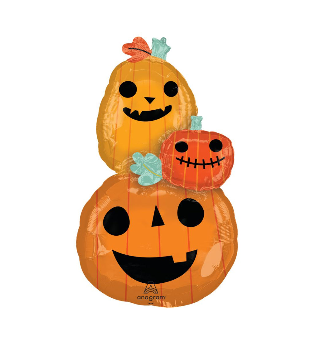 Anagram 35" Giant Multi-Balloon Pumpkin Stacker Foil Balloon